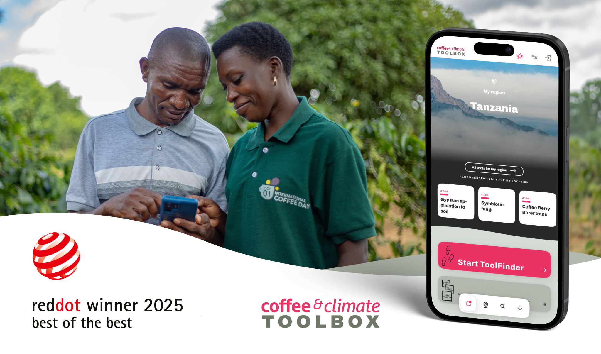 coffee&climate toolbox wins Red Dot “Best of the Best” Award 2025